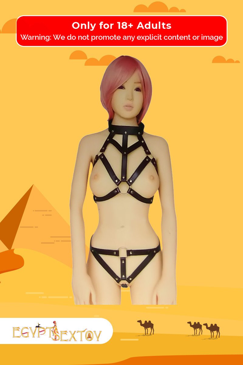 Sexy Leather Bondage Strap-Style String Body Harness BDSM-024