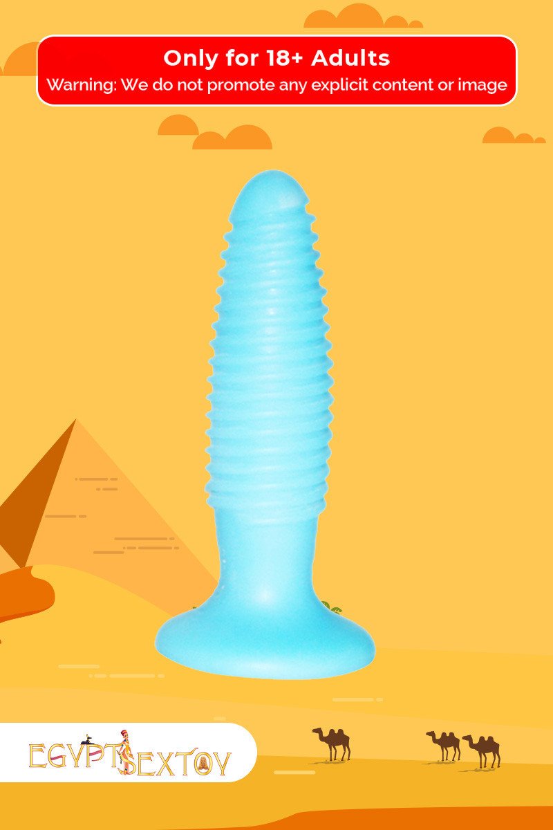 Ribbed Fat Anal Dildo AD-010