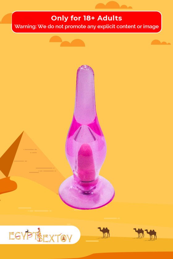 Crystal Anal Vibrating Butt Plug With Suction Cup AD-025