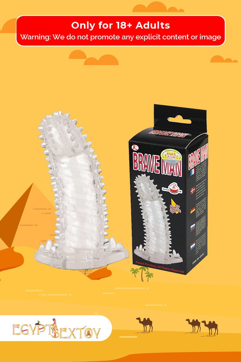 BRAVE MAN Crystal Penis Extension Sleeve PES-024