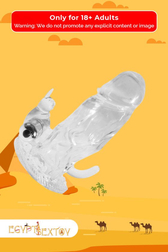 Triple Pleasure Vibrating Rabbit Penis Sleeve PES-028