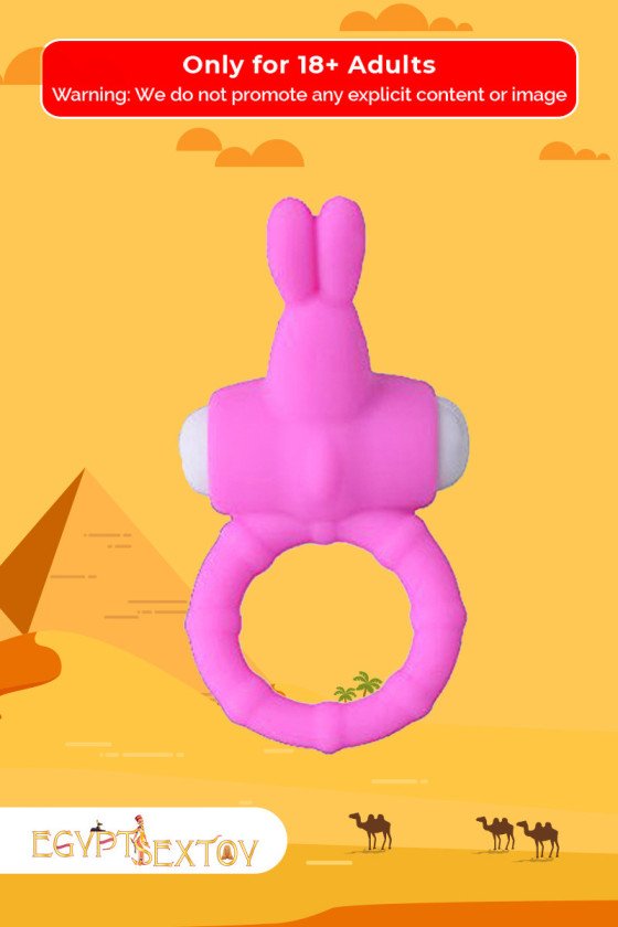 Rabbit Vibrating Penis Ring Blue Lolly CR-018