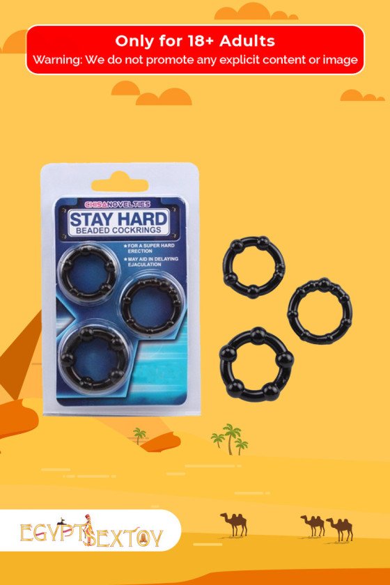 STAY HARD BEADED COCKRINGS CR-020