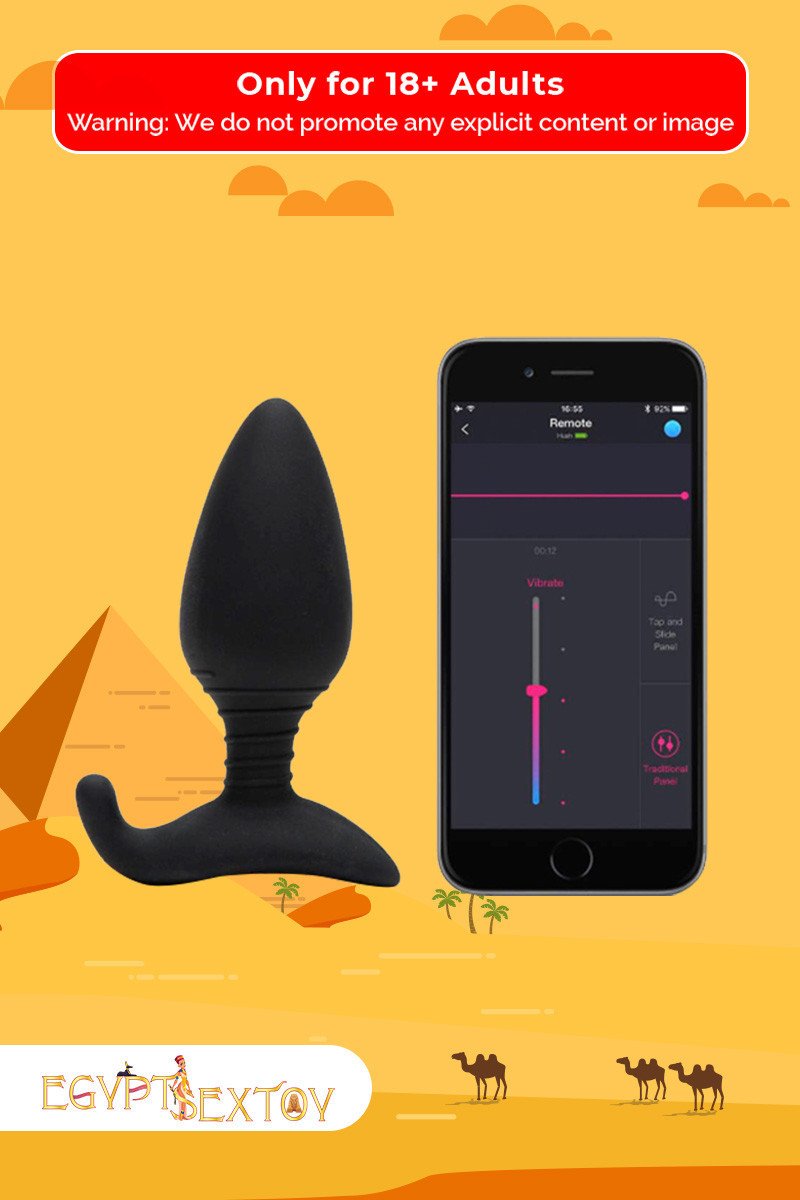 Lovense Hush App Controlled Vibrating Butt Plug (1.5 inch/1.75 inch) ACV-004