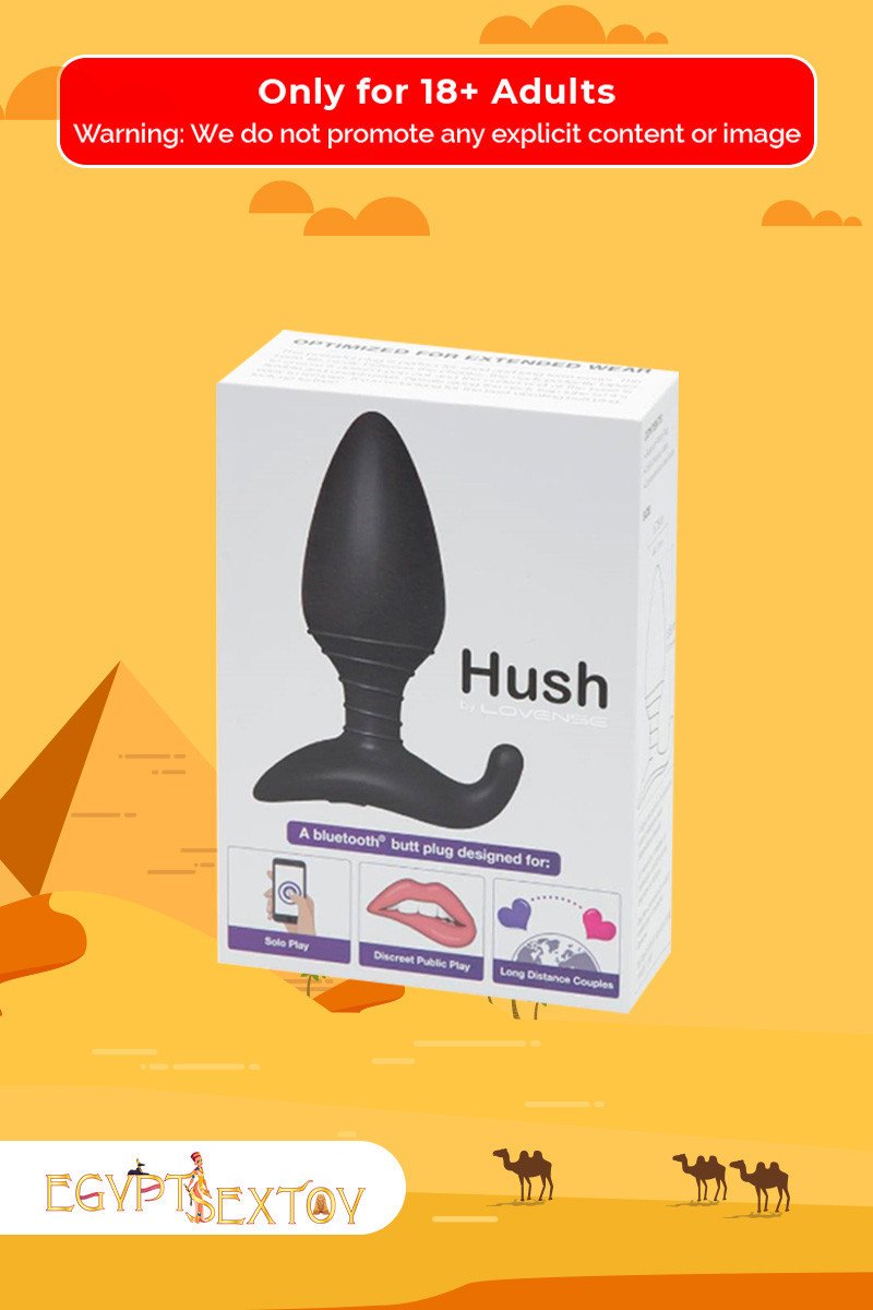 Lovense Hush App Controlled Vibrating Butt Plug (1.5 inch/1.75 inch) ACV-004