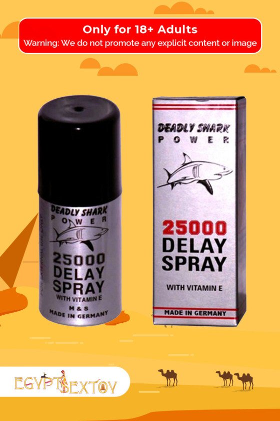 Deadly Shark 25000 Delay Spray for Men with Vitamin E DTZ-007