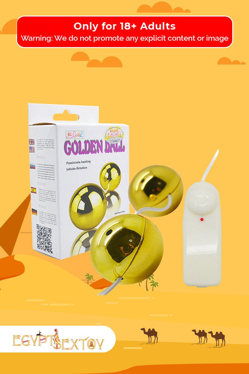 Multi Speed Golden Ben Wa Vibrating Balls Anal Vaginal BV-013