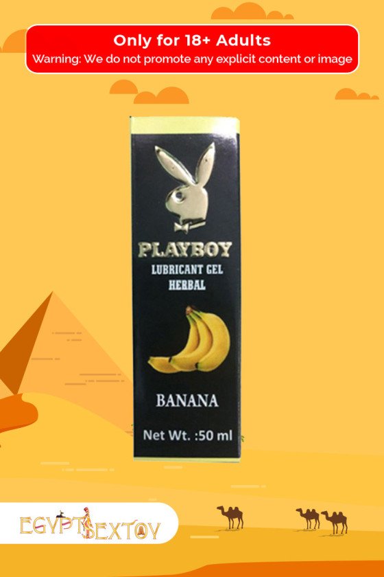 Playboy Lubricant Water Based Gel - Banana Flavoured CGS-031