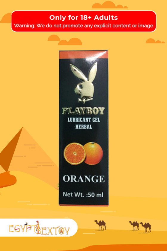 Playboy Lubricant Water Based Gel - Orange Flavoured CGS-033